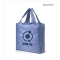 Macro Tote Bag (Aqua Ikat)